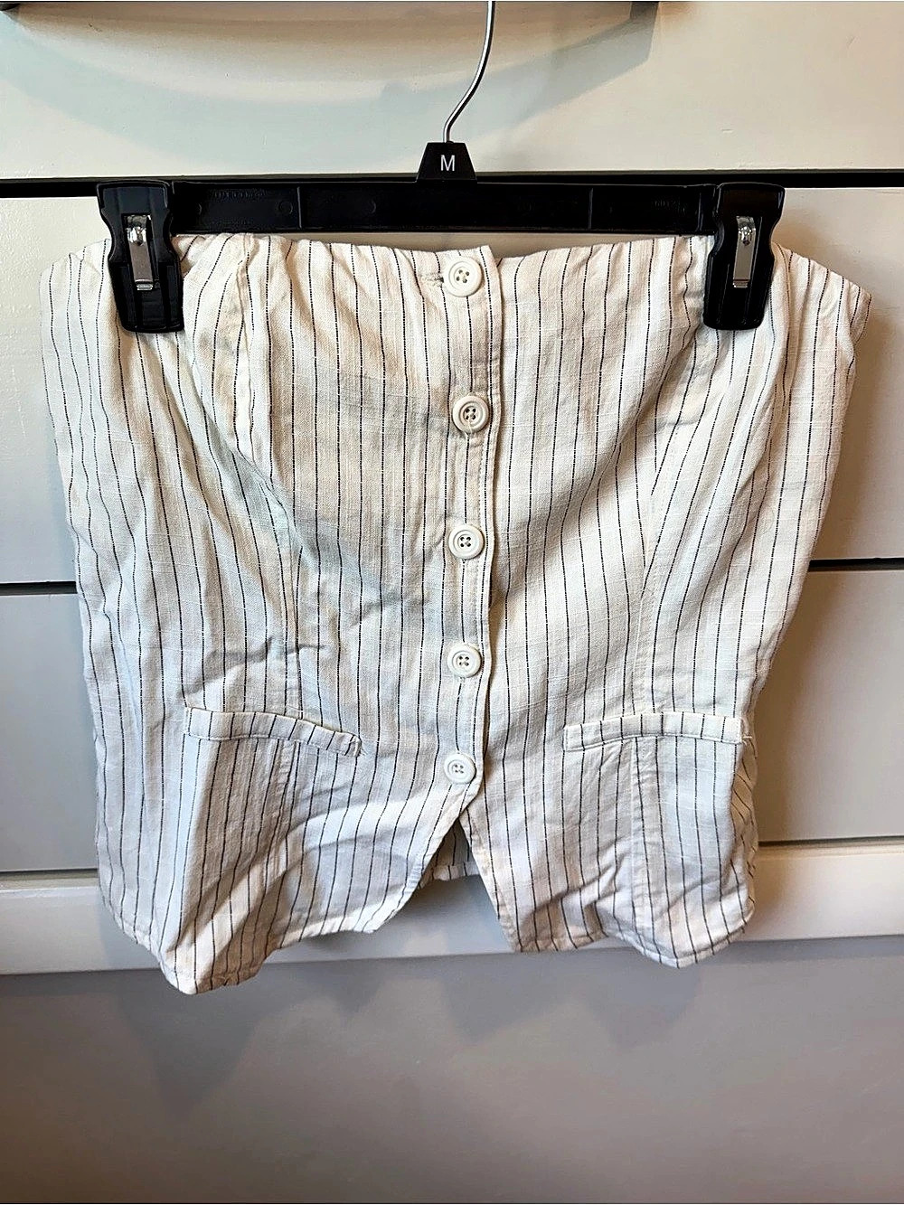 Wild Fable Striped Shirt in White & Black Size Small NWT
